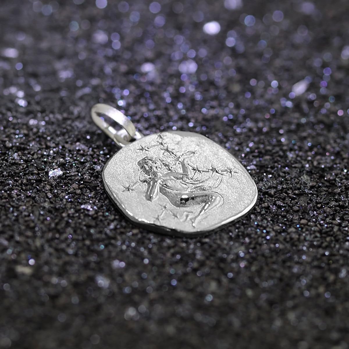trendor Sternzeichen Jungfrau 925 Silber Anhänger Ø 16 mm 21218-09