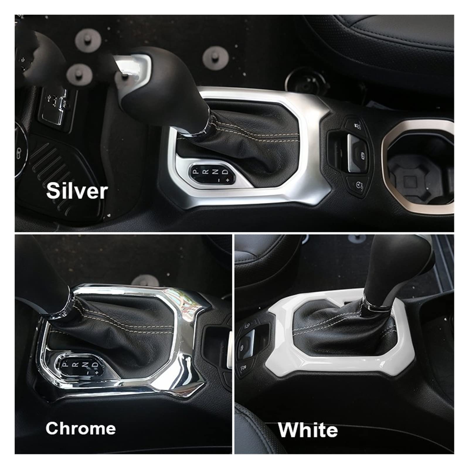 Compatibile for Jeep Renegade 2016 2017 2018 Car Interior Center Console Copertura Decorazione Trim Kit di adesivi Accessori Look in fibra di carbonio (Color : Red