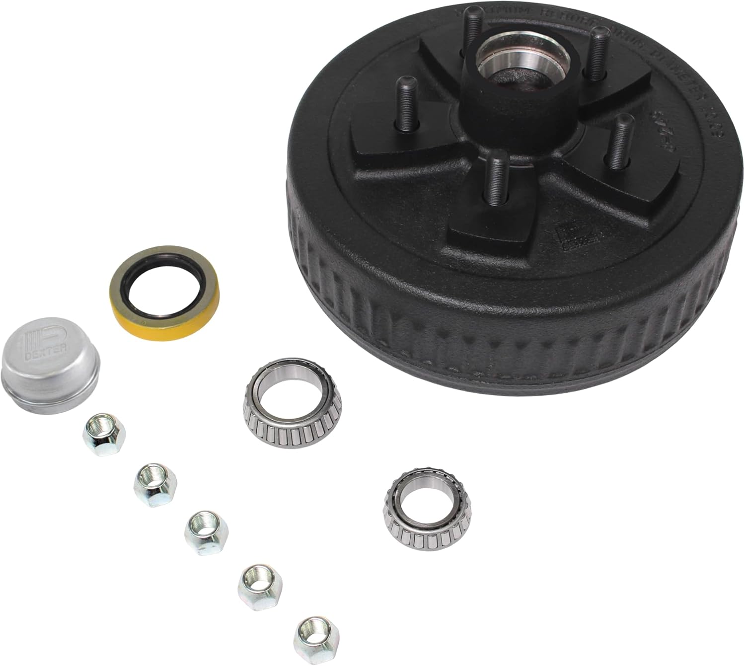 Dexter Axle Hub and Drum Kit (K08-249-91) for 3,500 lb. axle, 5 on 5