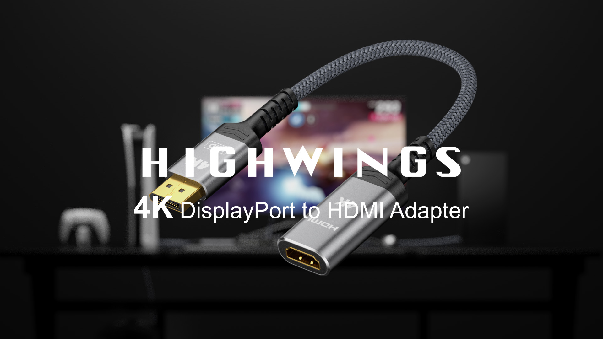 BUNGUNG 4K HDMI アダプター Amazon.com: Highwings 4K Display Port to HDMI Adapter, Uni