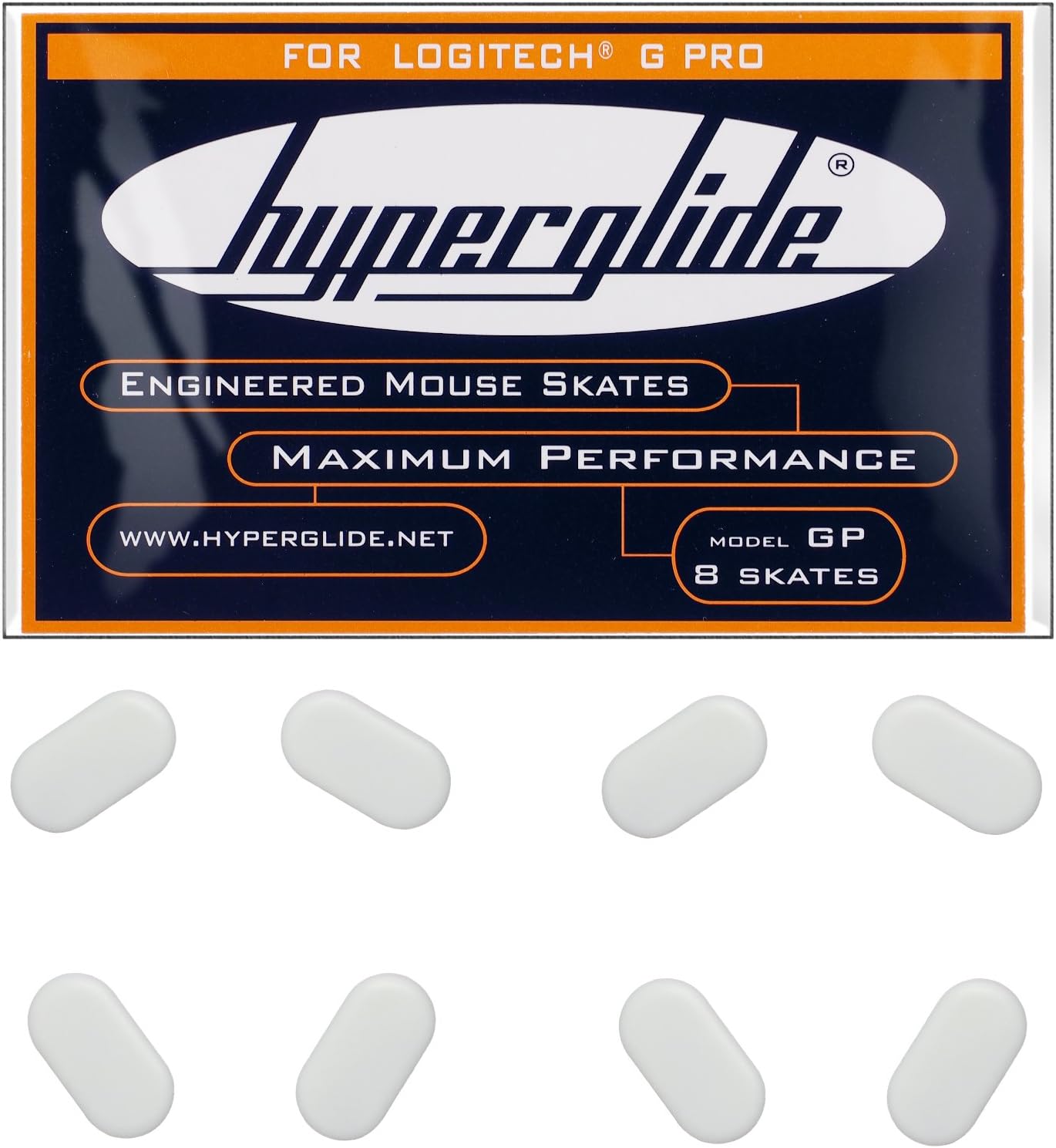 Hyperglide Mouse Skates for The Logitech G Pro, G102, and G203 (GP)