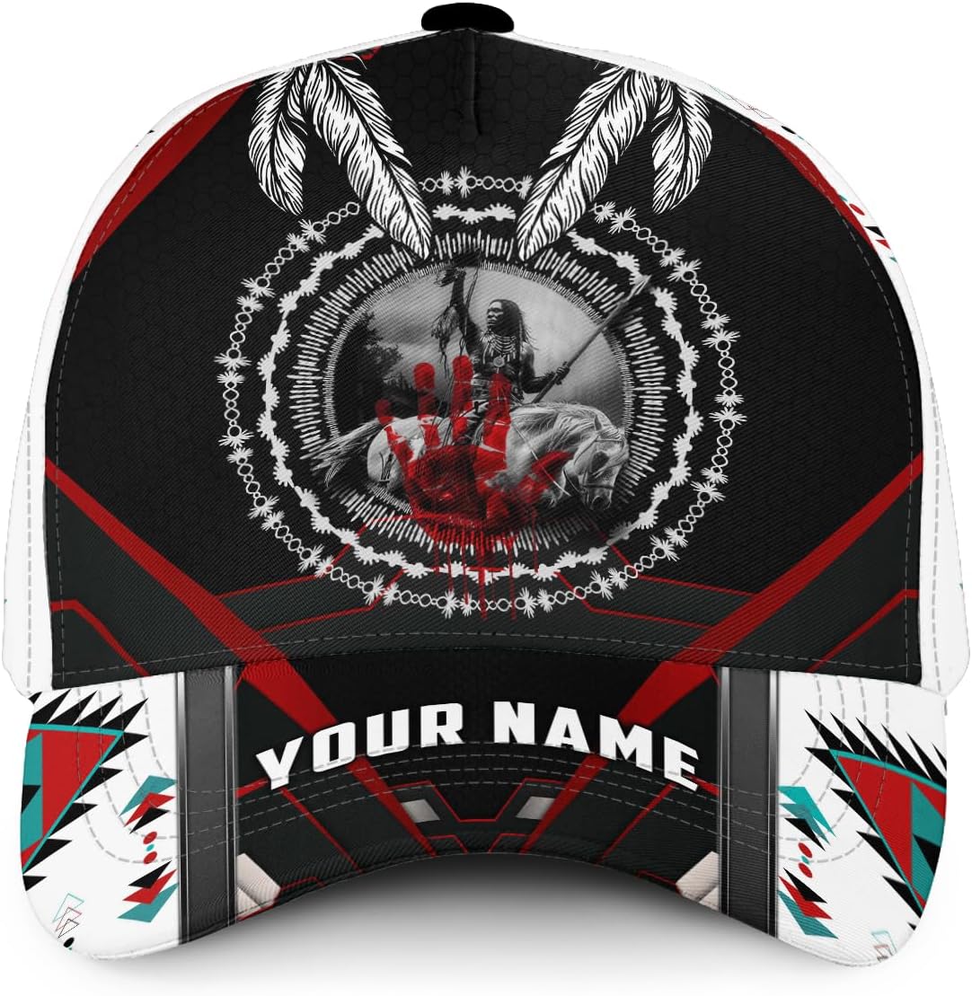Customize Native Baseball Cap for Men, Native Hat - Unisex Personalized Baseball Caps Hat Native Print Caps