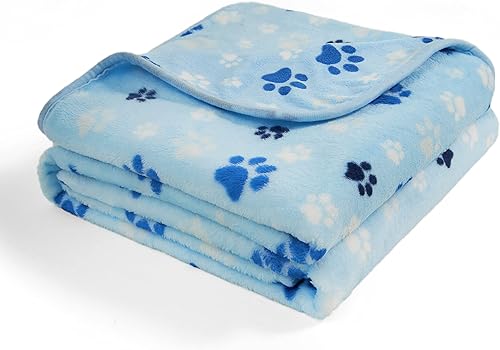 Miniatura 12 de Allisandro Manta Lujosa para Perro, 350 GSM Mantas de Forro Polar de Microfelpa Súper Suave para Mascotas para Perros y Gatos Pequeños, Medianos y