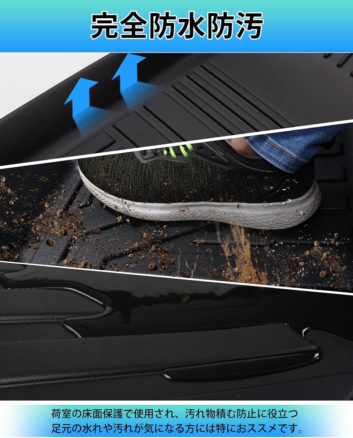 Cartist Honda New step wagon RP6 RP7 RP8 напольный коврик для гибридного автомобиля эксклюзивное использование 3D-коврика для пола Трехмерный автомобильный коврик Трехмерная структура для 1-го ряда STEPWGN AIR SPADA RP system 2022.5-Текущая модель автомобиля эксклюзивный дизайн Водонепроницаемость, предотвращение скольжения, устойчивость к грязи, антибактериальный эффект, материал TPE, изготовленные на заказ, простая установка, защитные детали, автомобильные принадлежности, комплект из 1 шт., фото 6