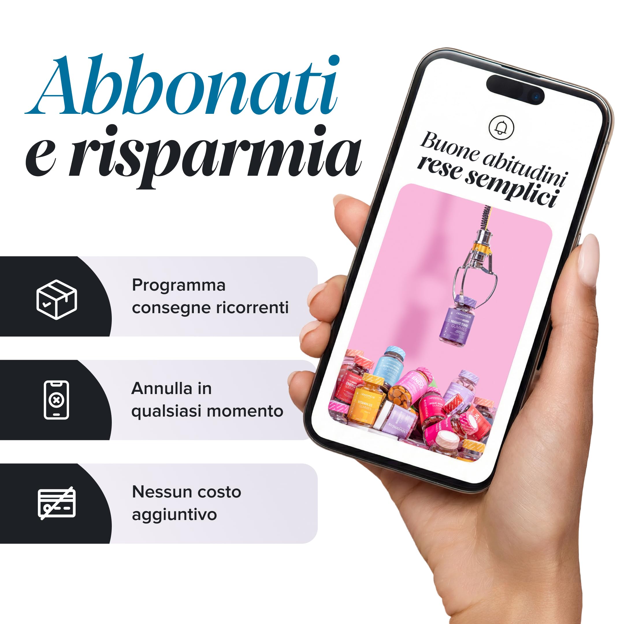 Creatina Monoidrata Gommose – 5000 mg per Porzione ad Alta Forza – Aumenta le Prestazioni Fisiche – Alternativa a Polvere, Compresse e Capsule – Vegana, Gusto Fragola – 90 Gommose – Novomins