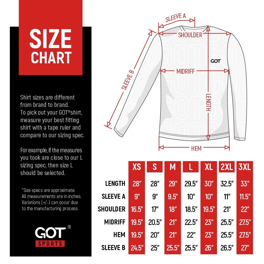 GOT Sports Langärmeliges T-Shirt mit LSF 50+, UV-Schutz, für Damen und Herren, Angeln, Wandern, Laufen