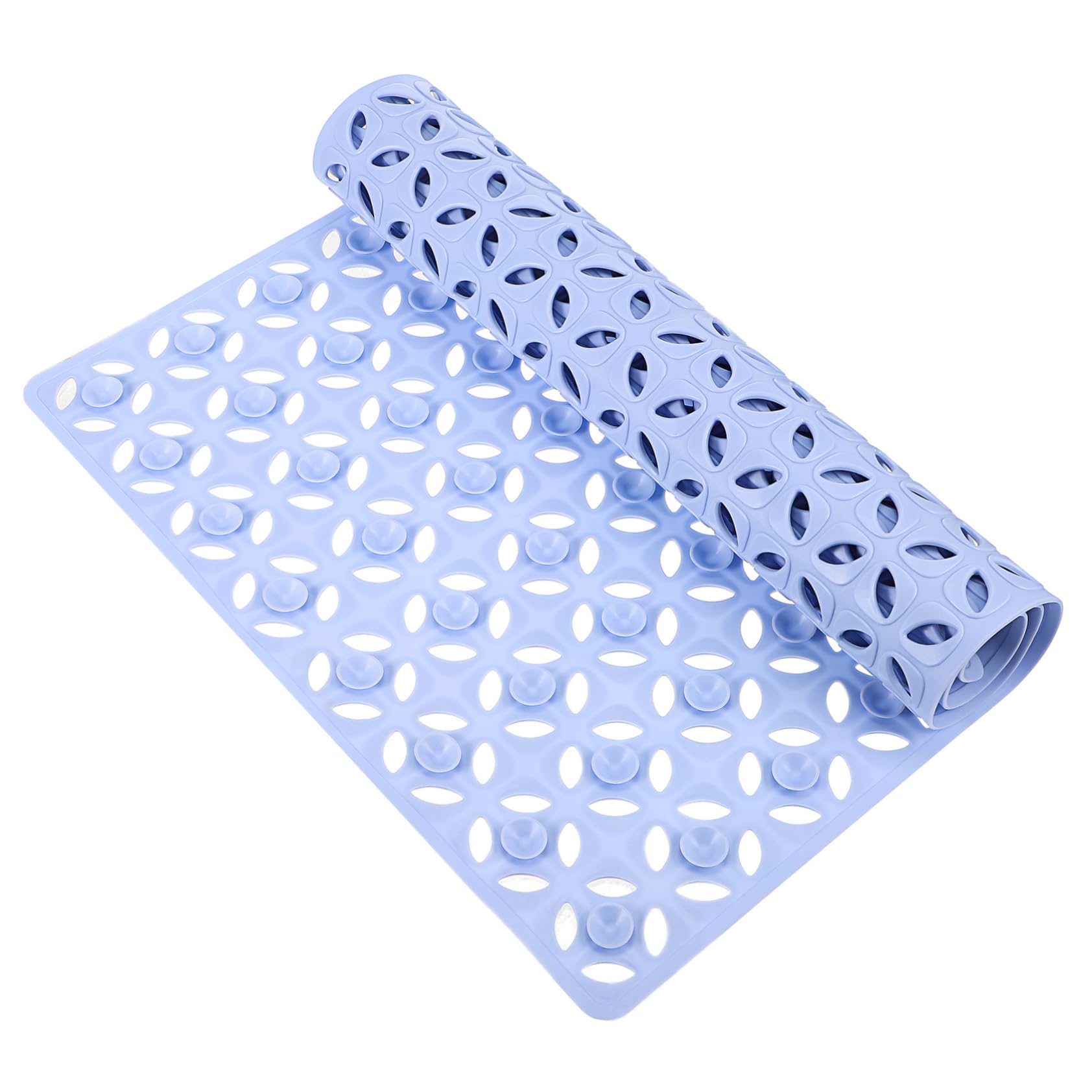 Alfombrilla de ducha antideslizante LIFKOME para bañera y suelo de baño gris de pvc