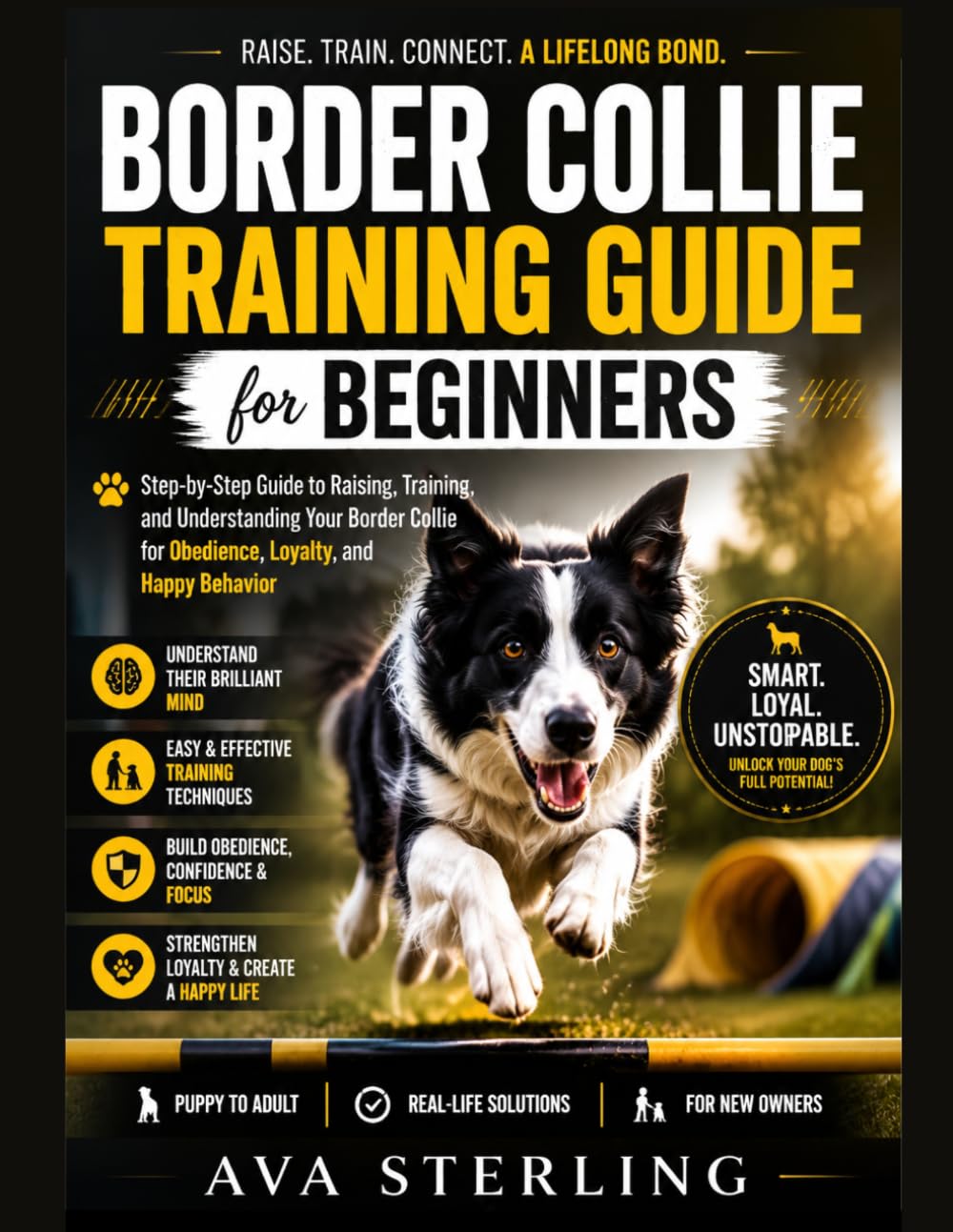 BORDER COLLIE TRAINING GUIDE FOR BEGINNERS: Step-by-Step Guide to Raising, Training, and Understanding Your Border Collie for Obedience, Loyalty, and Happy Behavior (The Dog Lover’s Guidebook Series)