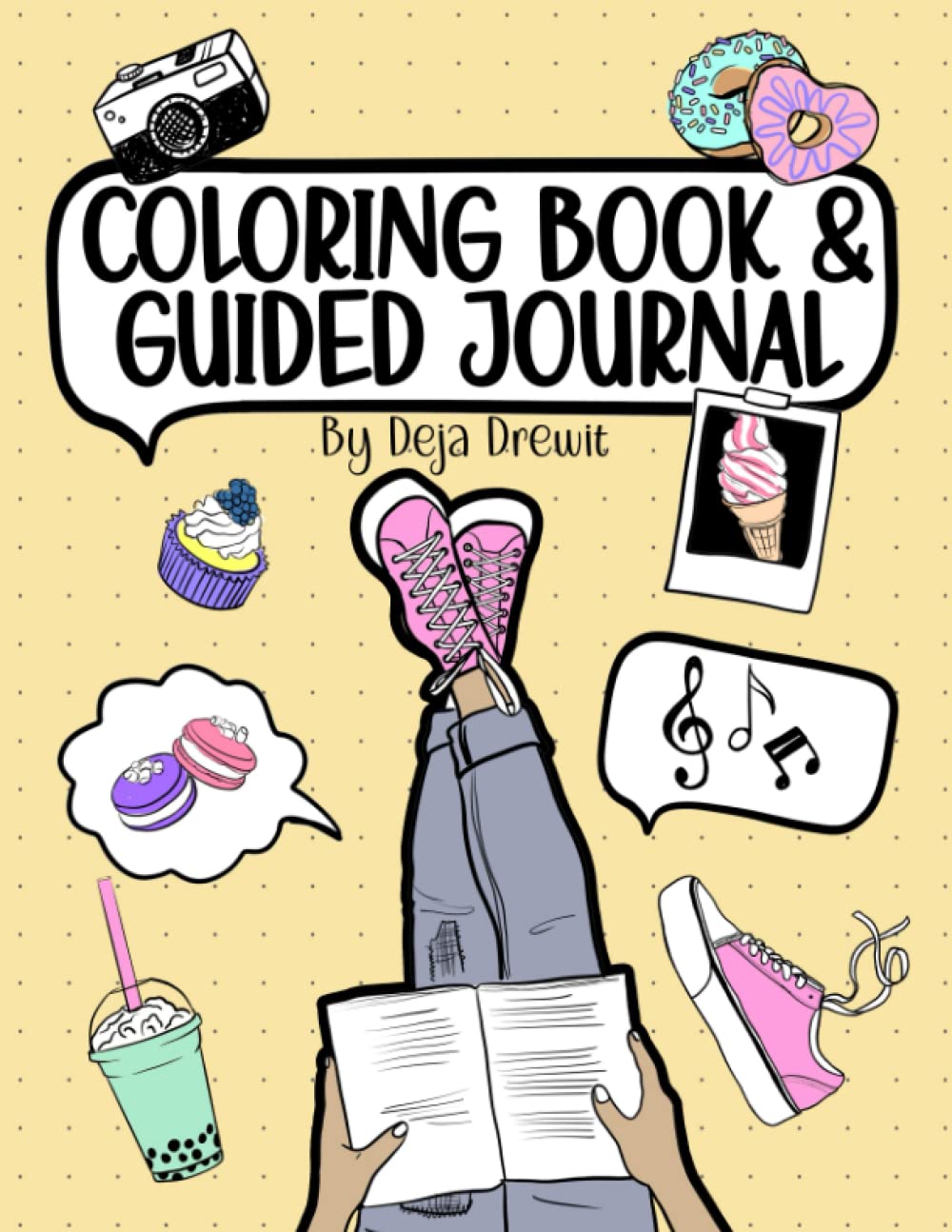 Coloring Book & Guided Journal: Coloring Book with Journal Prompts for Teens Self Discovery Journal Tween Girls