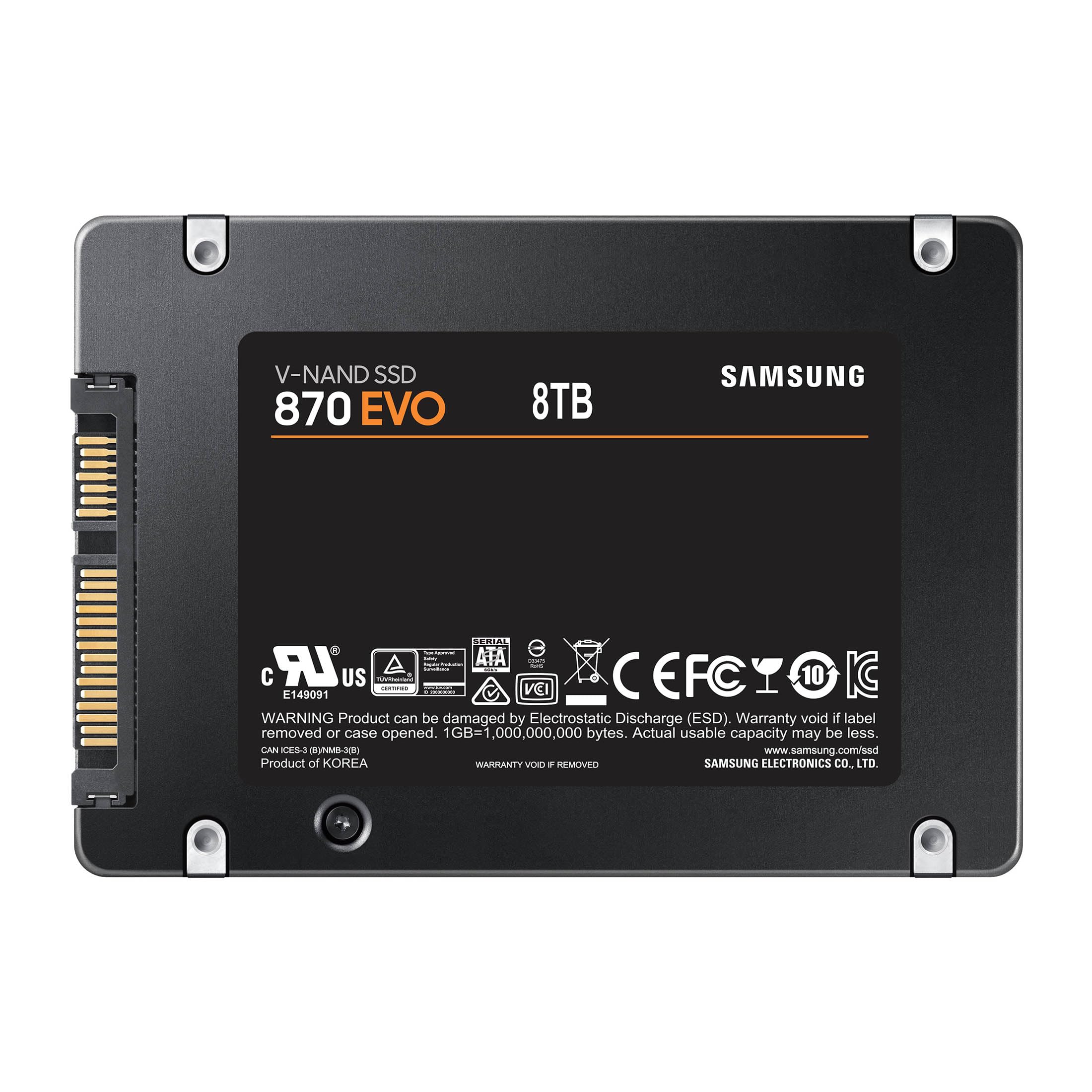 Amazon.com: Samsung SSD 870 EVO SATA III 2.5” 8TB, Read/Write