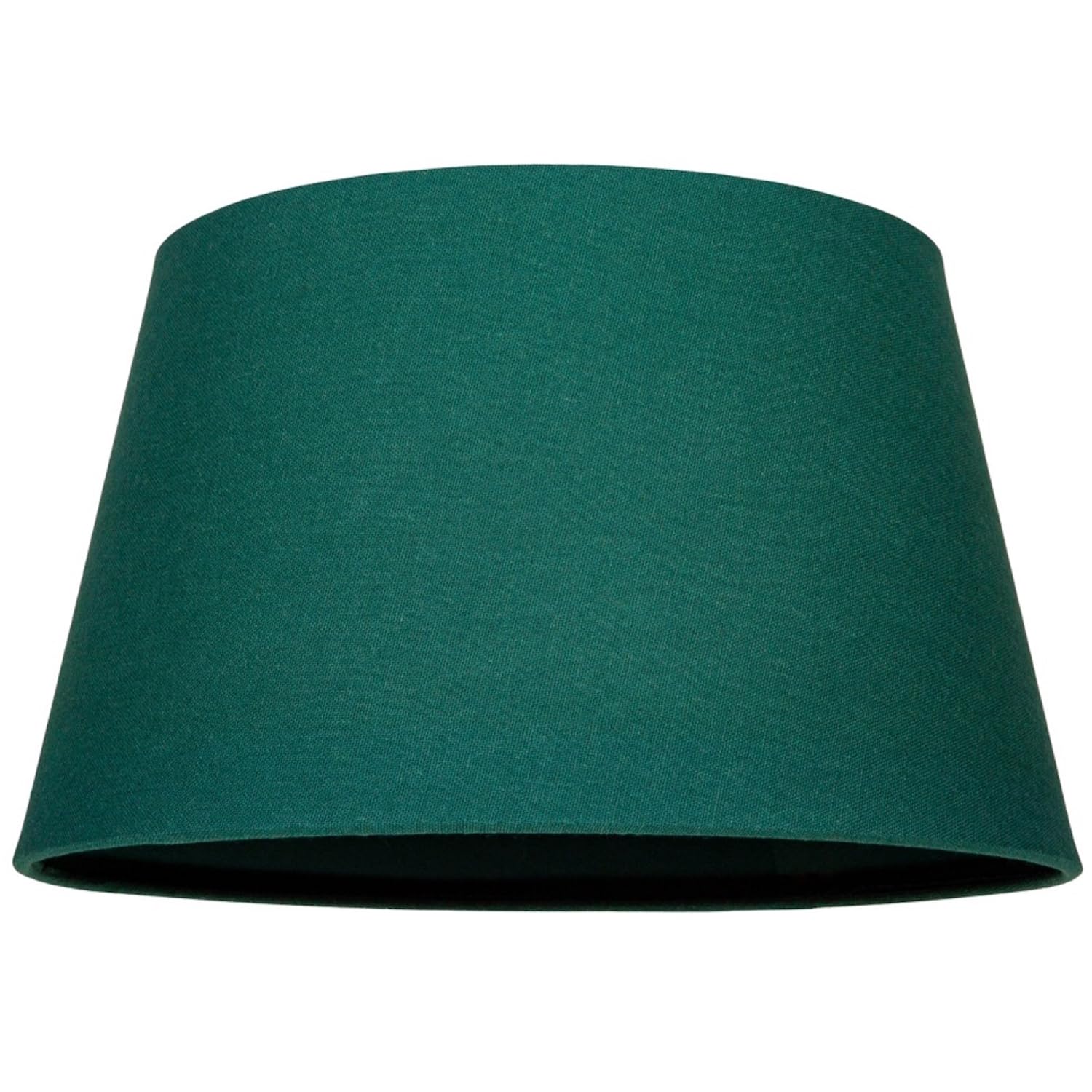 Classic and Traditional 10 Inch Olive Green Linen Fabric Drum Table or Pendant Lamp Shade 60w Maximum | Inner Cotton Lining by Happy Homewares — view 19