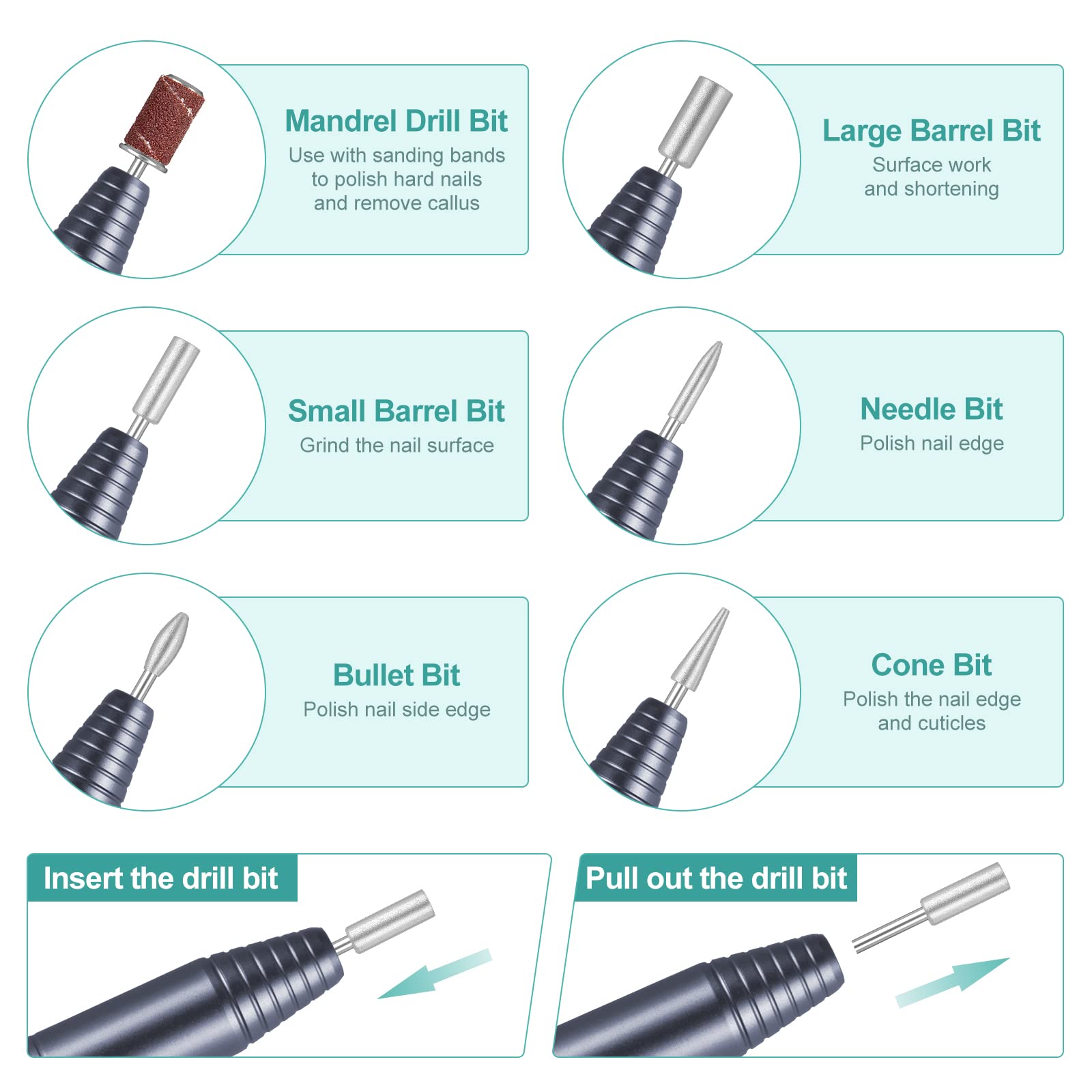 Portable Electric Nail Drill Professional Nail File