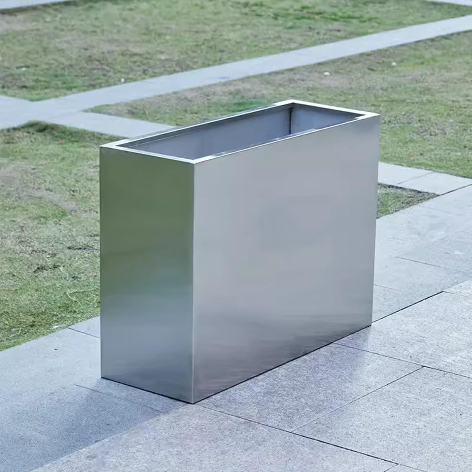 ZengL263NgS Plant Pots Flower Box Street Pot Sales Department Rectangular garden troughs planters