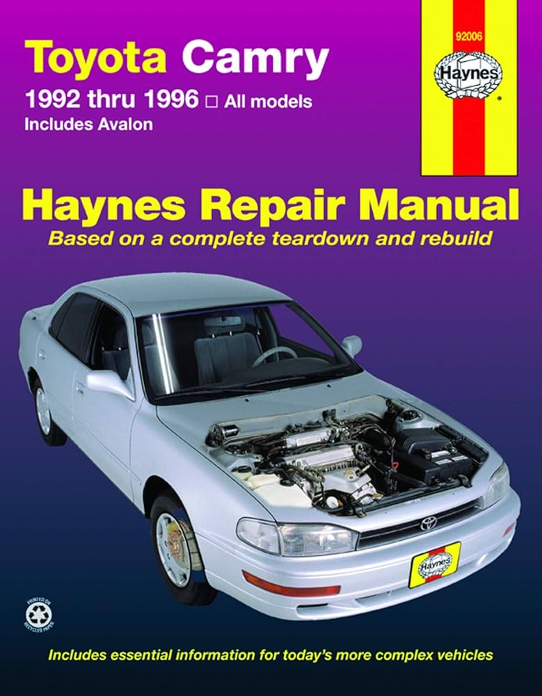 Toyota Camry Automotive Repair Manual: All Toyota Camry and