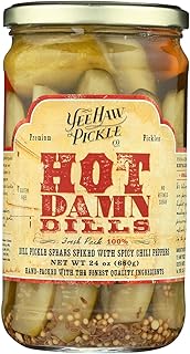 Yee Haw Yeehaw Hot Damn Dills 24 Oz (Pack of 6) 6