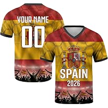 Personalised Football Shirt 2026 Custom Football Jersey with Name Number for Men Women Youth