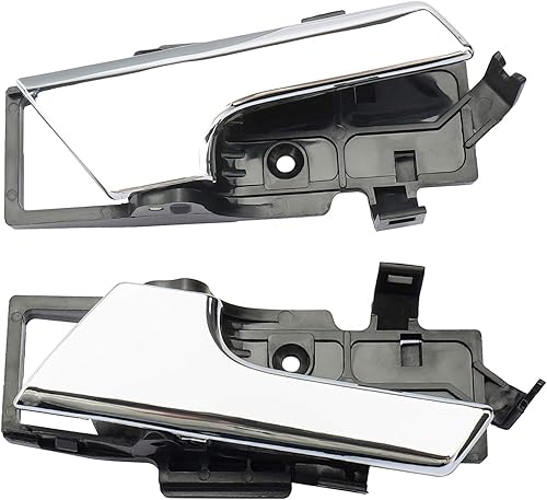 IRONTEK Manija de puerta interior 96462709 96462710 OE Reemplazar para lado izquierdo y derecho, ajuste Chevrolet Aveo 2007-2011, para Chevrolet