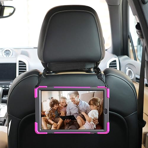 Miniatura 6 de KIQ - Funda híbrida para Galaxy Tab A 105 T590 2018 a prueba de golpes resistente militar con función atril para Samsung Galaxy Tab A 105 2018