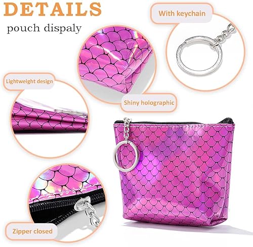 Miniatura 5 de Yokawe 3 monederos hologramas, monedero con cremallera, monedero pequeño, monedero con láser, monedero, Monedero
