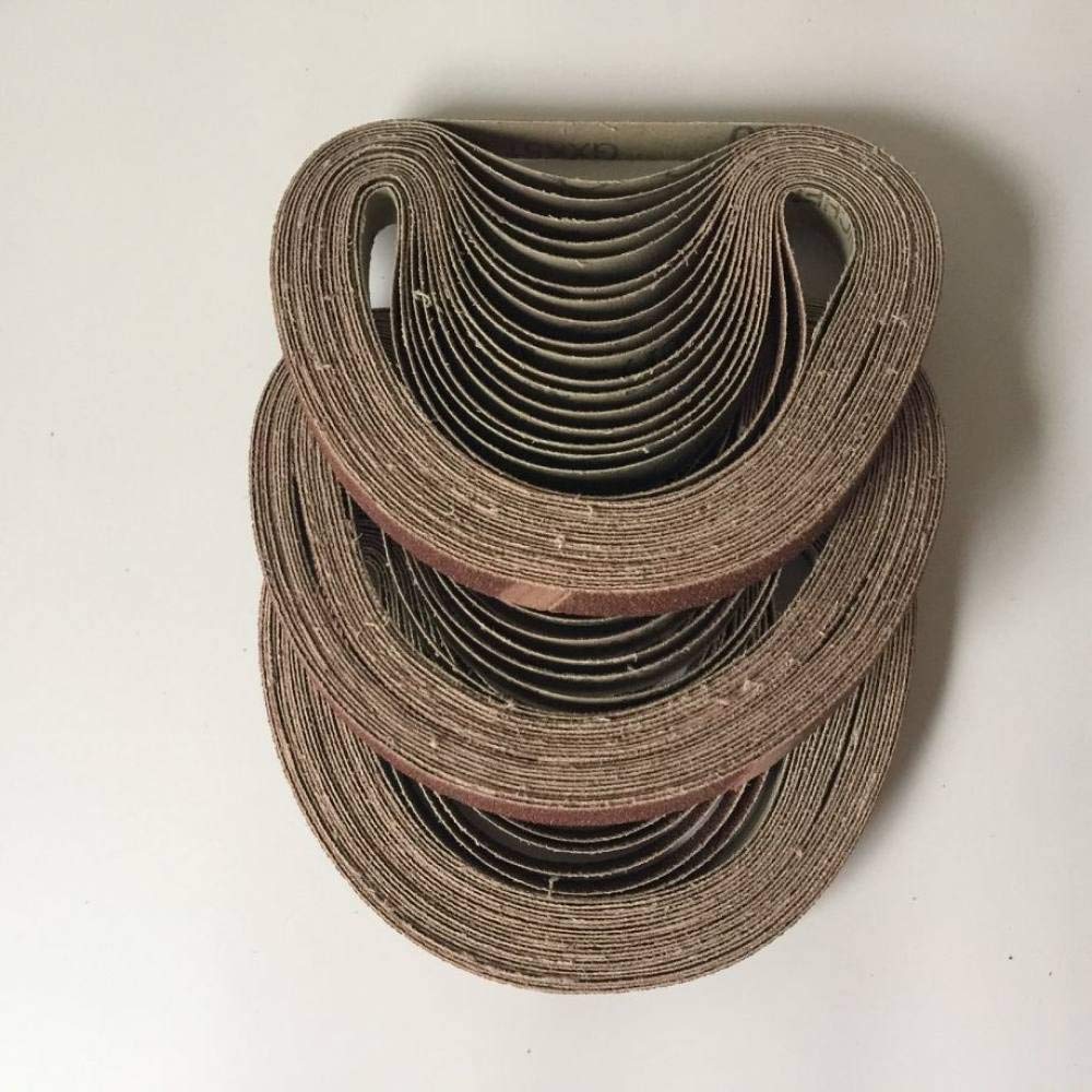 50 sztuk 13 * 457MM taśmy szlifierskie 40-800 Grits papier ścierny taśma ścierna do szlifierki narzędzie ścierne drewno do polerowania metalu, 240,13x457mm
