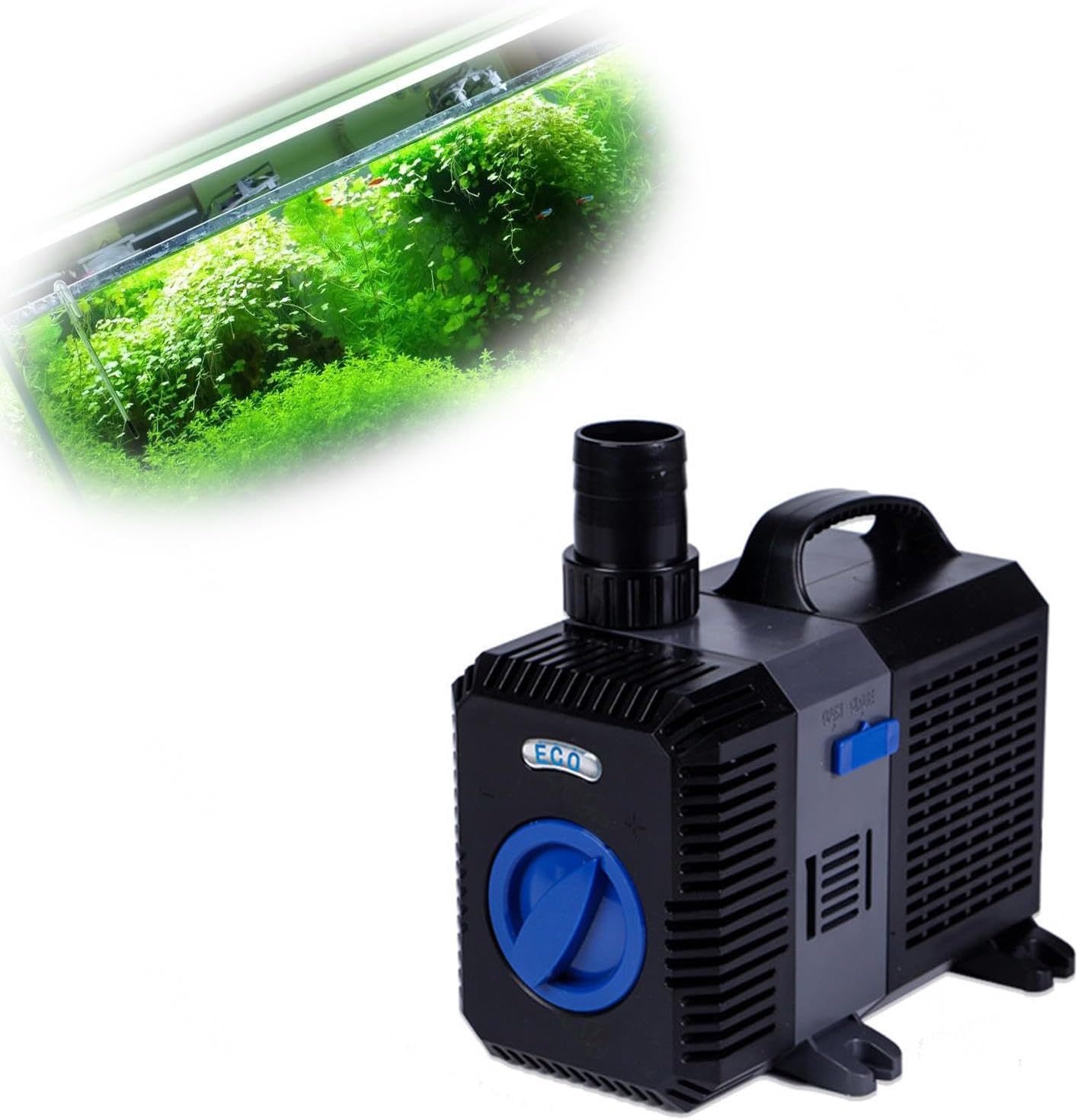 VIDECOR 2800-16000L/H Submersible Pump for Aquarium Fish Tank Garden Fountain Ecological Pond Water Pump 80/100/120/140W,CTP2800/10W