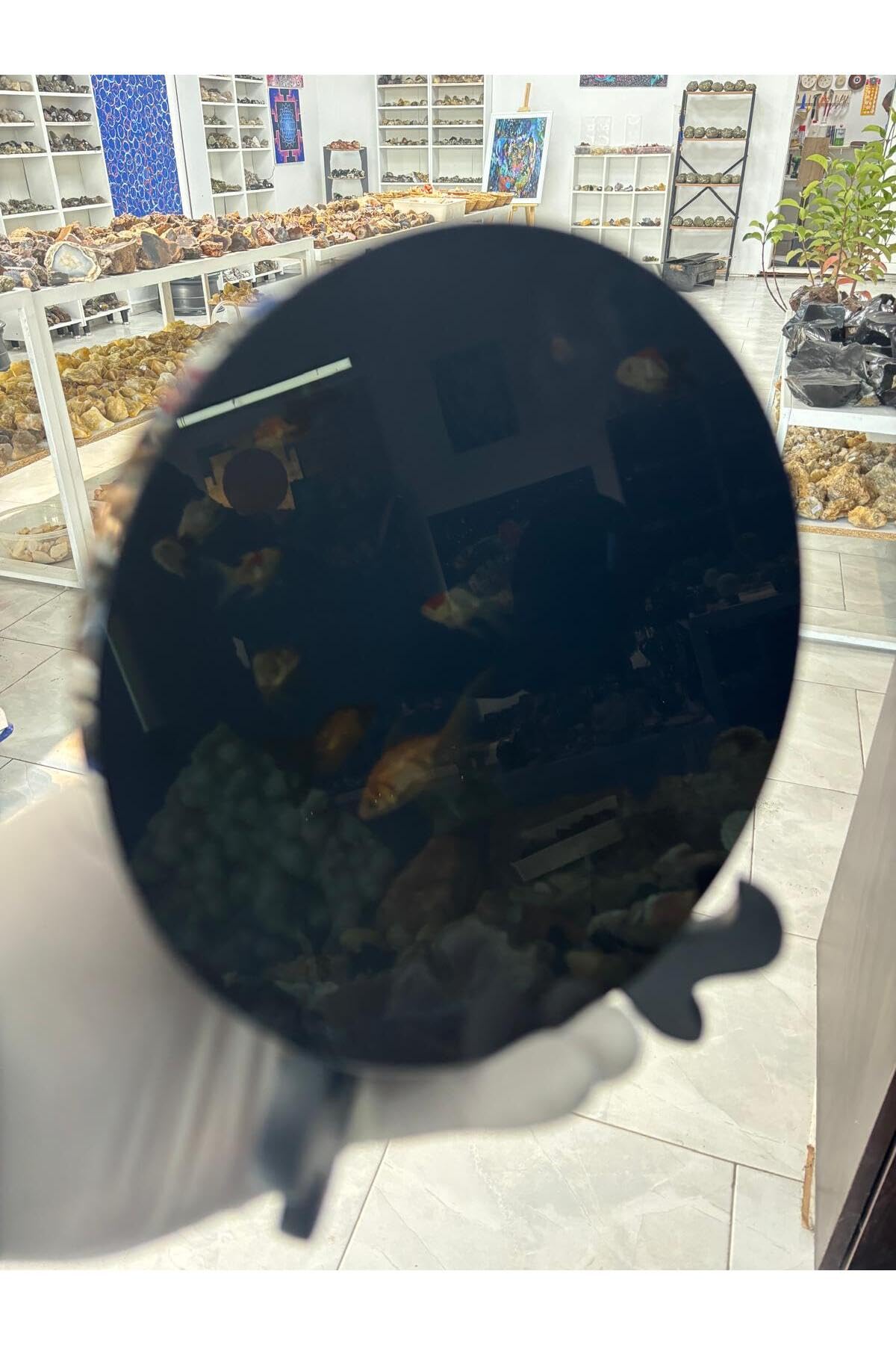 Gemsartdeco Obsidyen Ayna Özel Tasarım