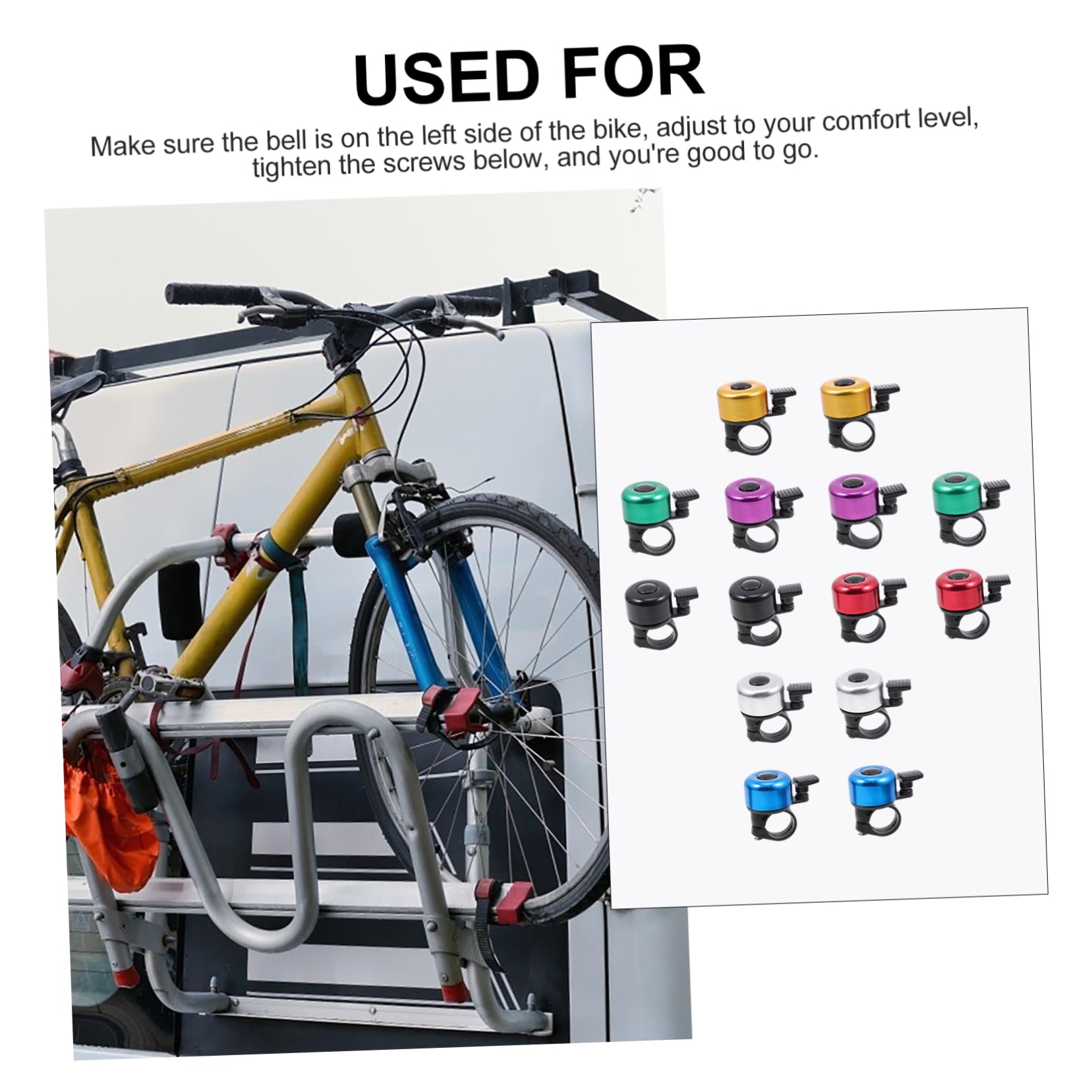 TOYANDONA Radsportglocke Fahrradklingel Glocke Für Erwachsene Glocke Für Glocken Rennradglocke Und Roller Elektrofahrrad Scooter Bell Klingel Für Fahrrad Legierung