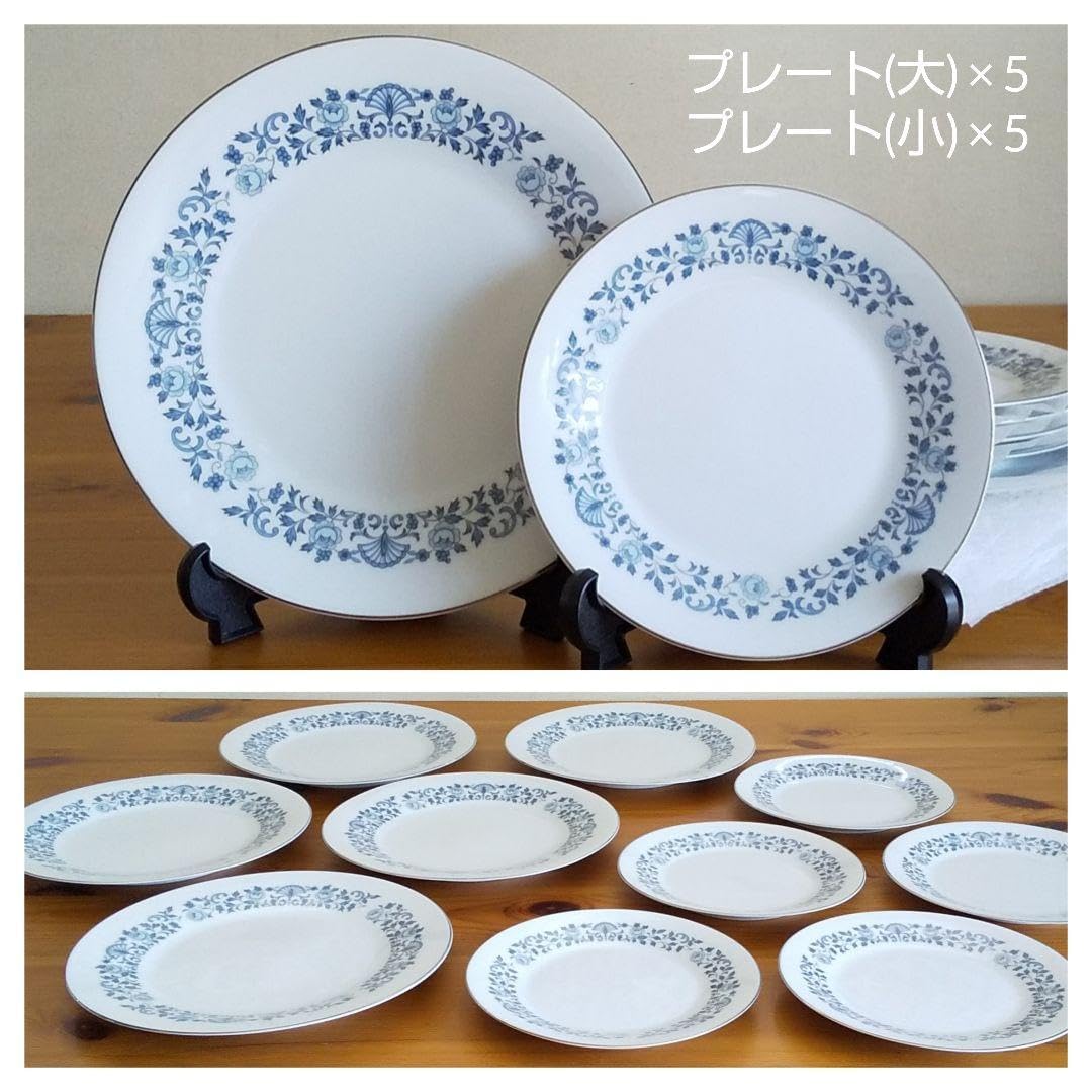 Amazon.co.jp: オールドノリタケ ロイヤルブルー Royal Blue 39点 