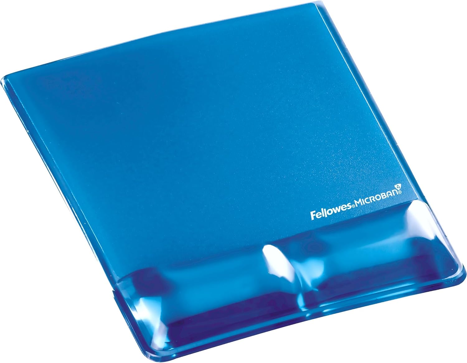 Fellowes® MICROBAN® Gel Mouse Pad Wrist Support - Black (9182301)