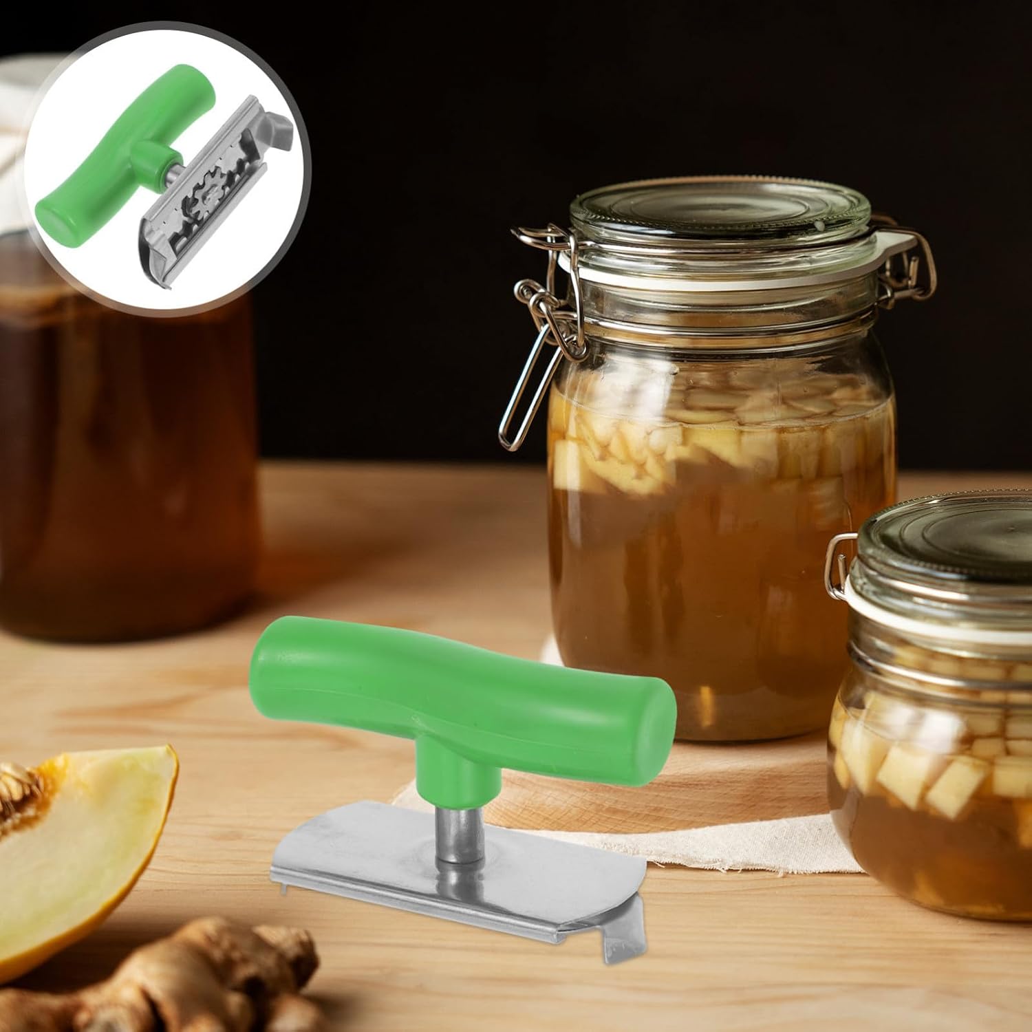 Manual Jar Opener and Bottle Opener for Weak Hands Adjustable Stainless Steel Tool Comfortable to Hold for Seniors and Everyday Kitchen Use