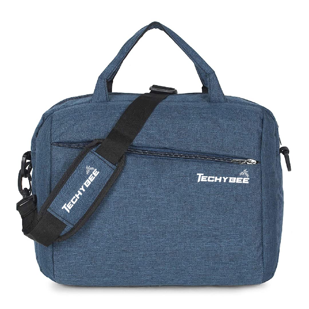 TECHYBEE Extra Spacious office Laptop Bag for 16 inch office messenger bag for man Soft Convas Fabric 15.6 Inch (Navy Blue) (B0BWWB5GXB) Amazon Price History, Amazon Price Tracker
