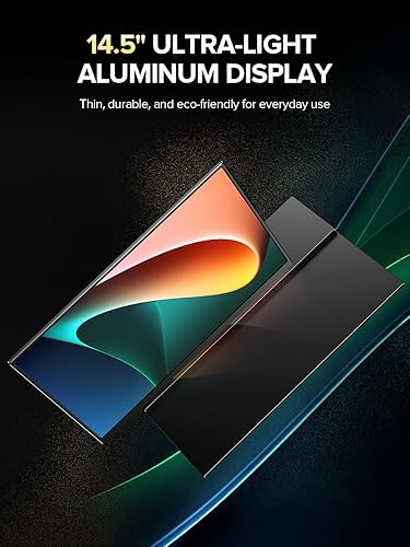 Miniatura 2 de Monitor portátil 4K UPERFECT, pantalla de 14.5" UHD 3840x2400 para laptop con cubierta inteligente, pantalla IPS mate 1610, 100% sRGB, 1.06 mil