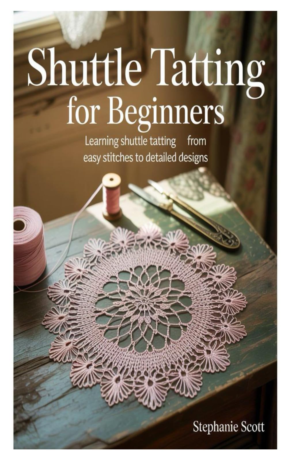 SHUTTLE TATTING FOR BEGINNERS: Learning Shuttle Tatting From Easy Stitches To Detailed Designs.