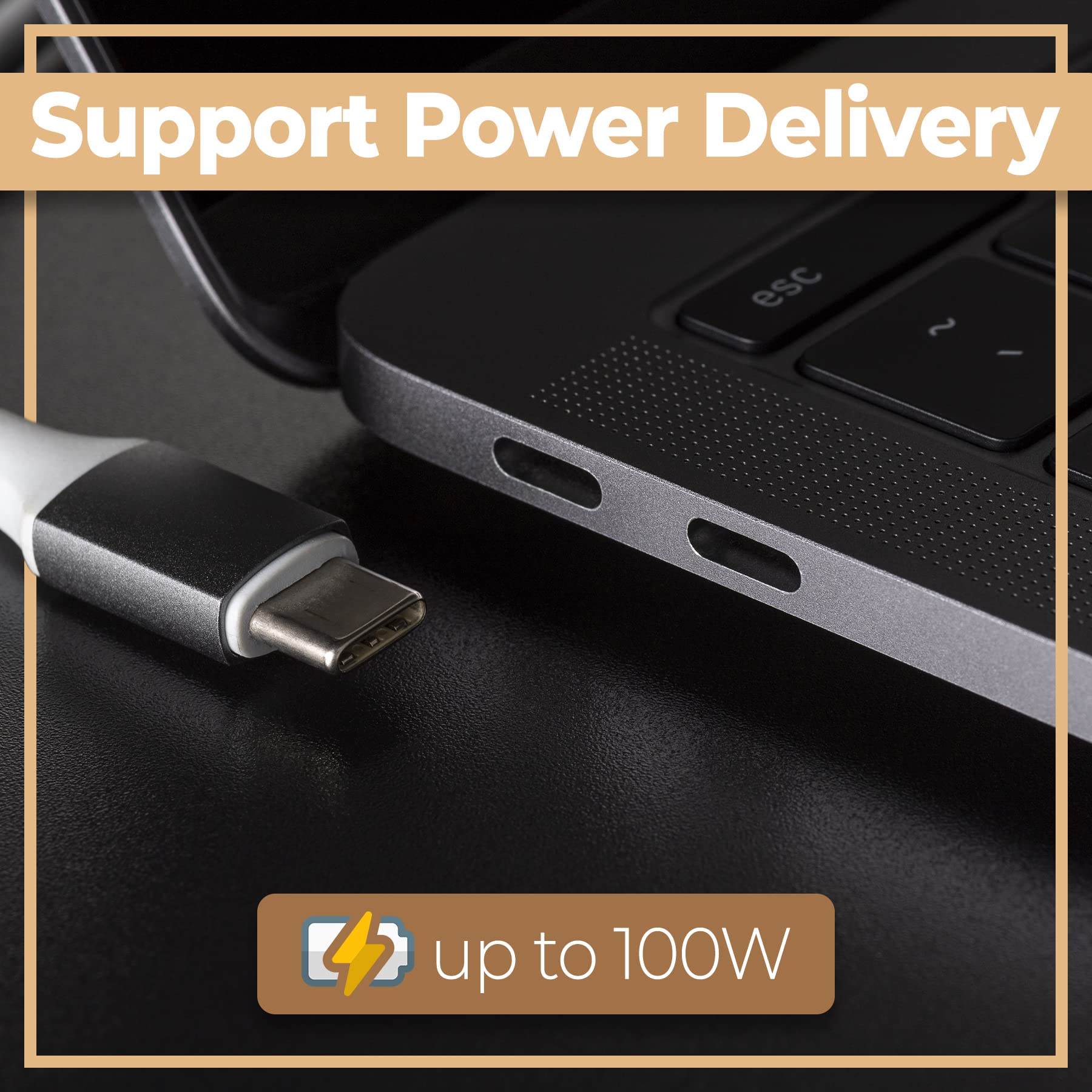 Retoo Adapter USB-C na HDMI 3 w 1, kabel 4K 60 Hz 1080p z audio, uniwersalny, aluminium, USB typu C na HDMI USB 3.1 USB-C do komputera, laptopa, Samsung S Note, OTG, srebrny