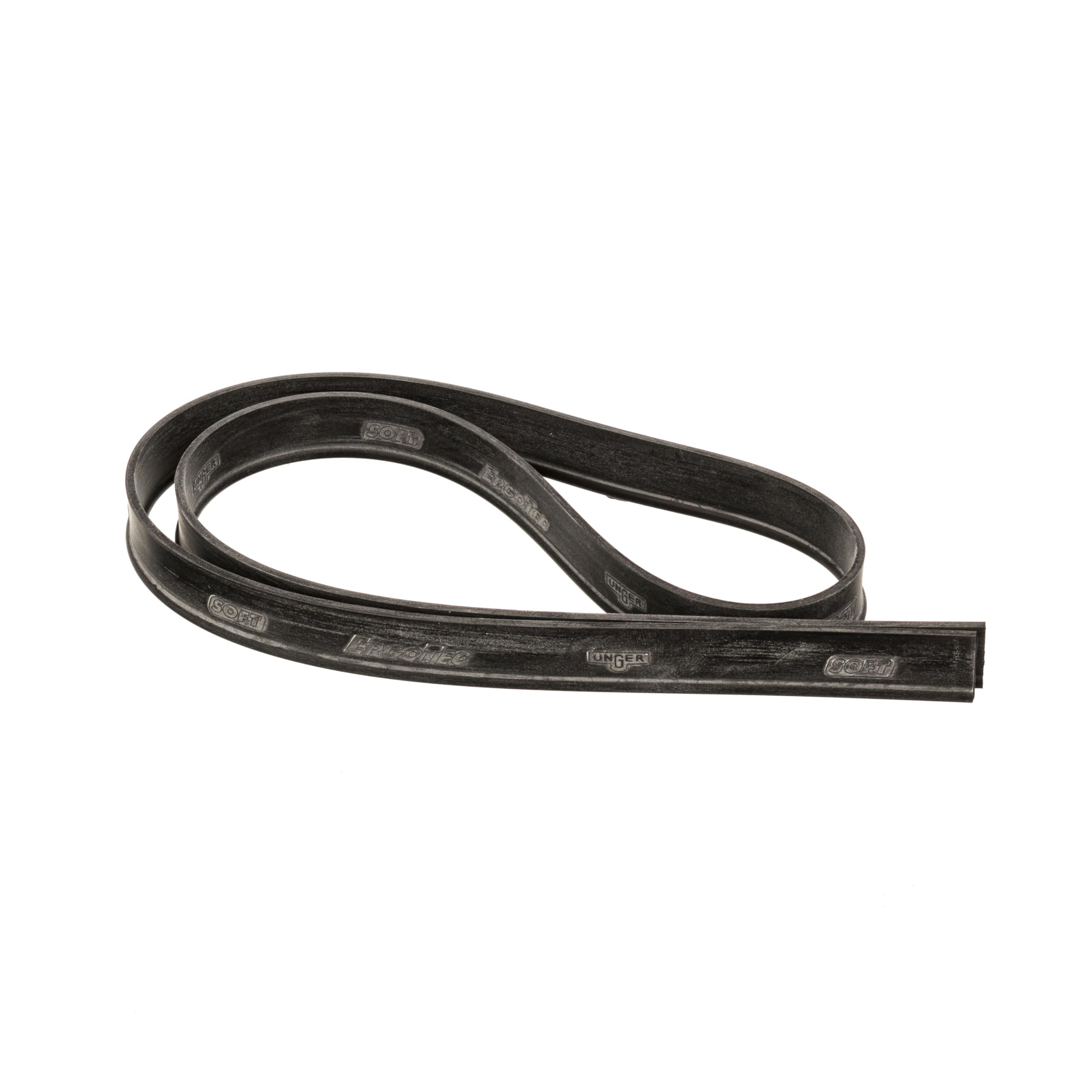 Unger ErgoTec rt920 goma suave – Rasqueta limpiacristales hoja, 36 cm de largo (funda de 12) | Goma de repuesto duradera para escobillas de limpieza de ventanas; sin rayas; se adapta a canales estándar de escobilla