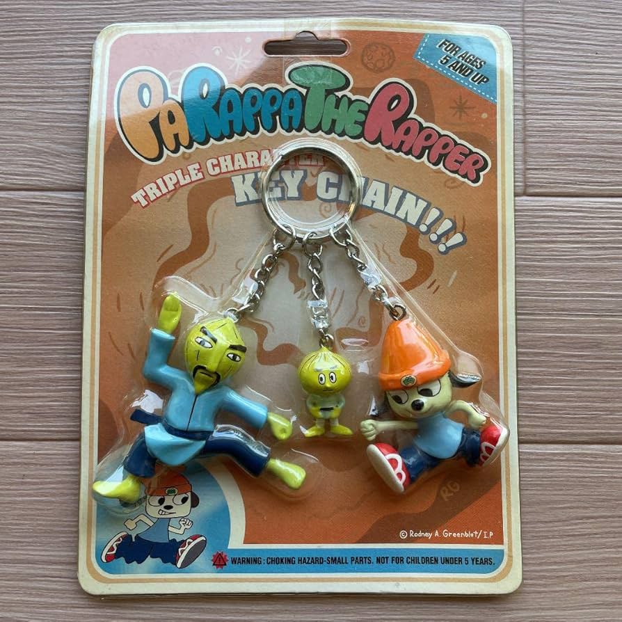 レア　新品　パラッパラッパー　キーホルダー　マスコット　キーチェーンフィギュア レア 新品 パラッパラッパー キーホルダー マスコット キー