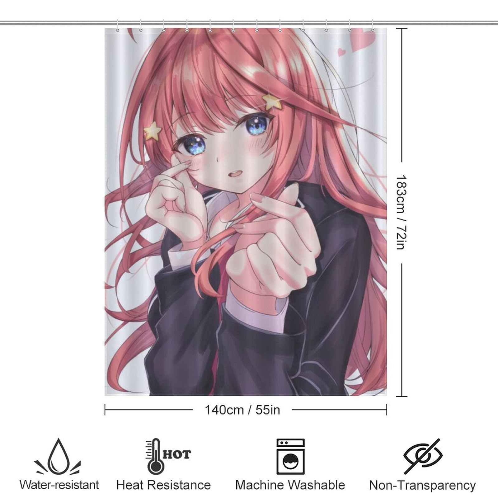 五等分の花嫁カーテン Amazon｜五等分の花嫁 カーテン 遮光 可愛い 遮光カーテン