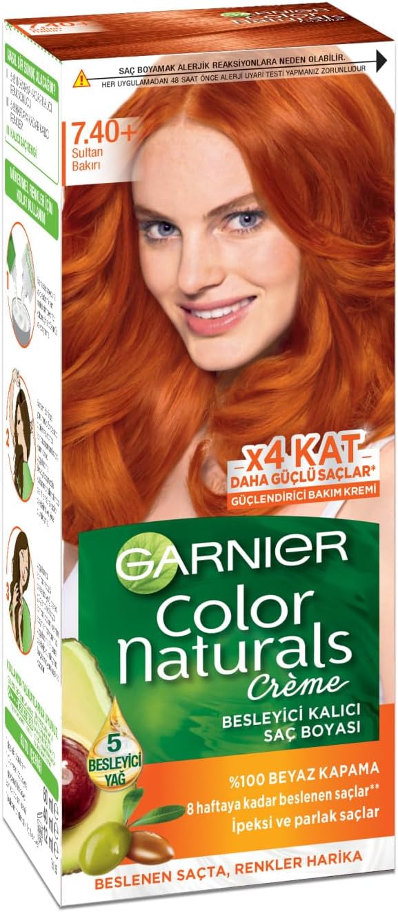 Garnier Color Naturals Saç Boyası 7.40 Sultan Bakırı