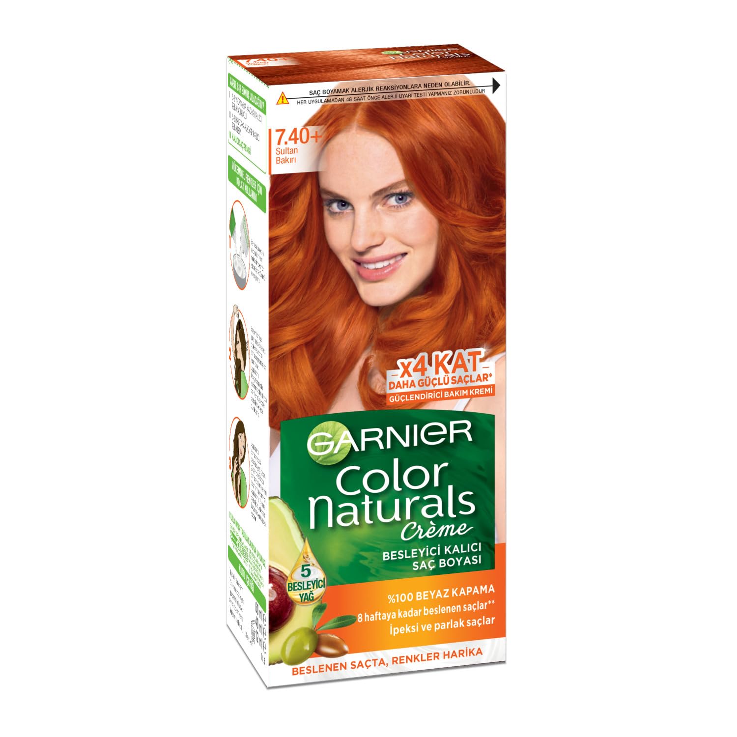 Garnier Color Naturals Saç Boyası 7.40 Sultan Bakırı