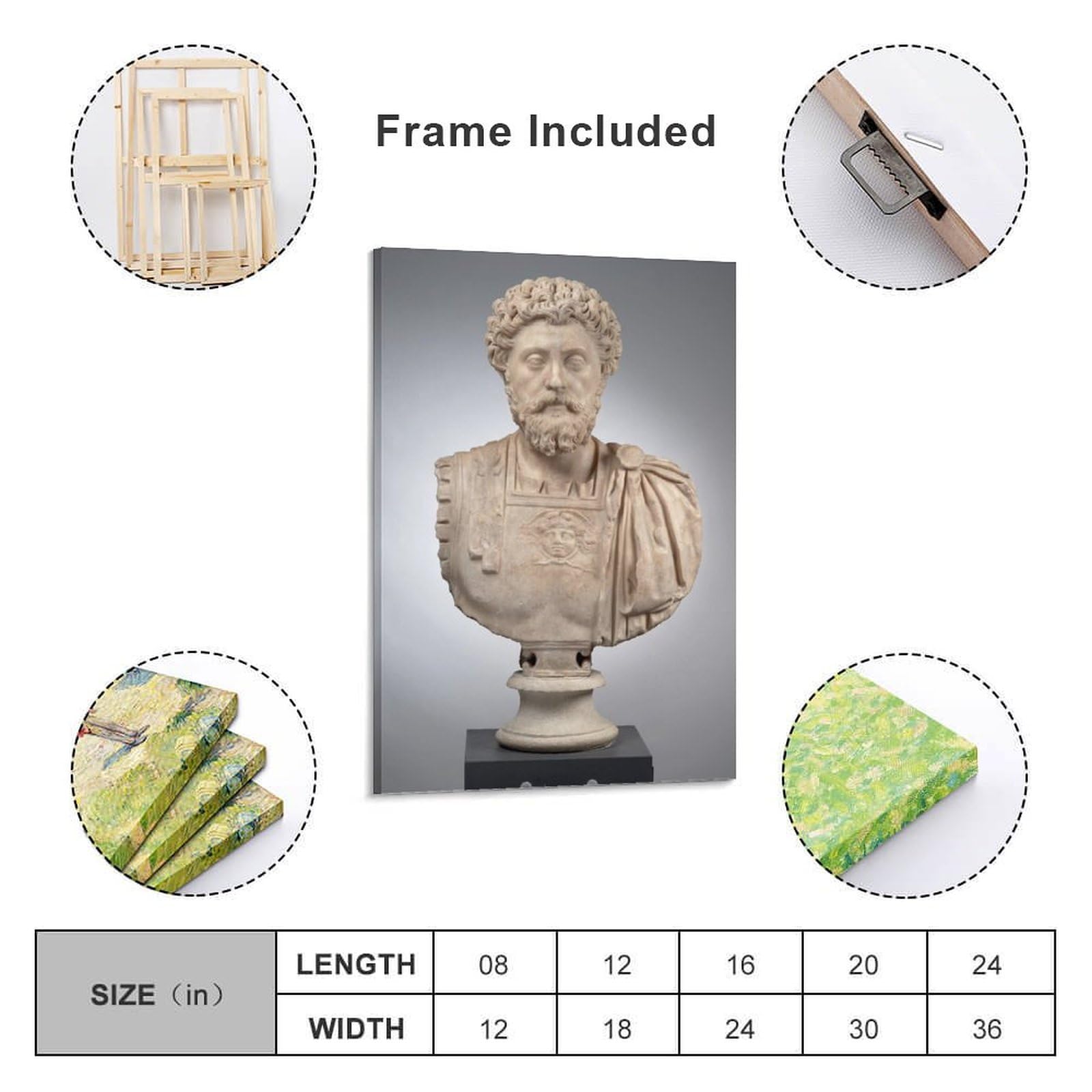 Amazon.co.jp: マルクス・アウレリウス像ポスターマルクス