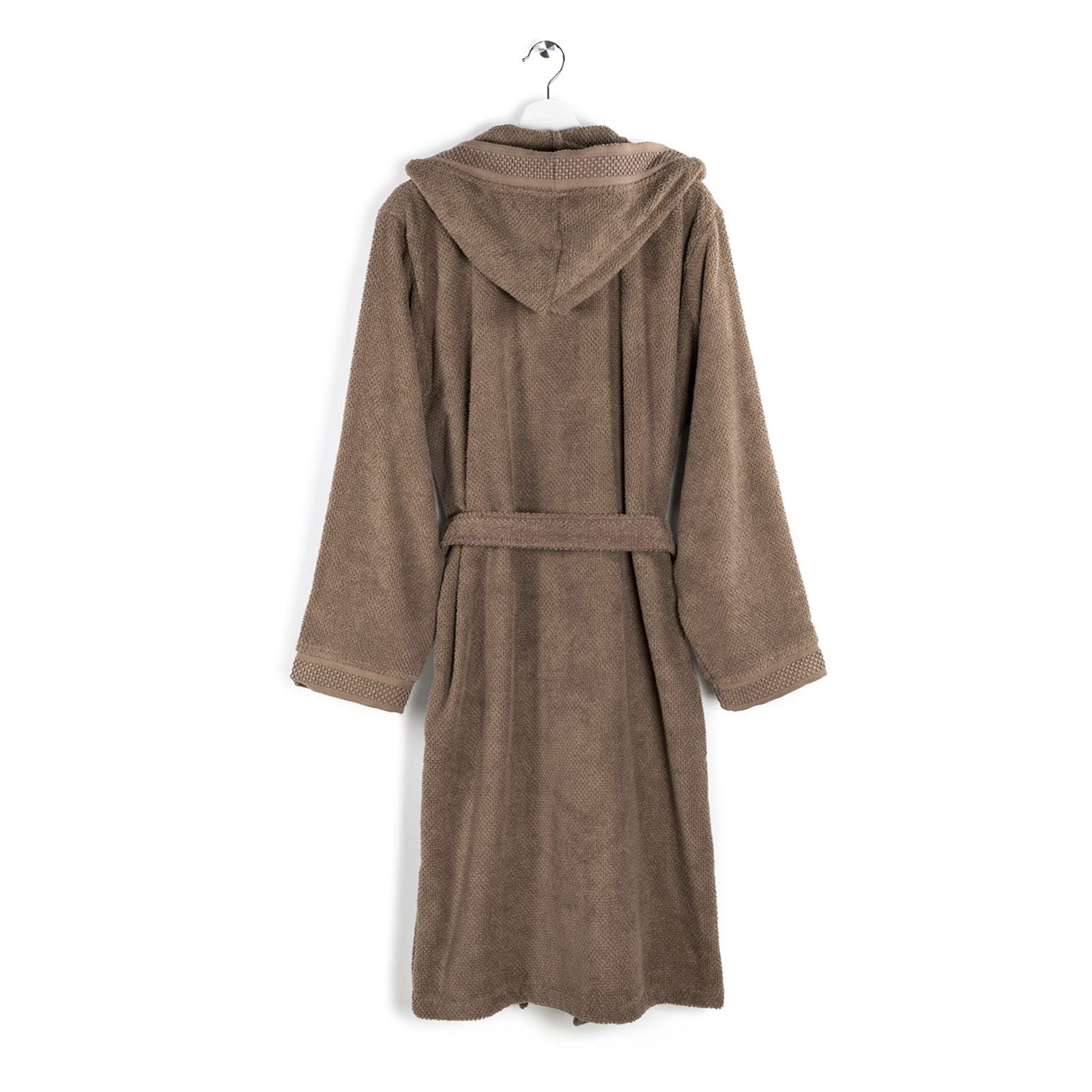 CALEFFI - Accappatoio per adulti, Donna / Uomo / Unisex con Cappuccio, in Spugna 100%