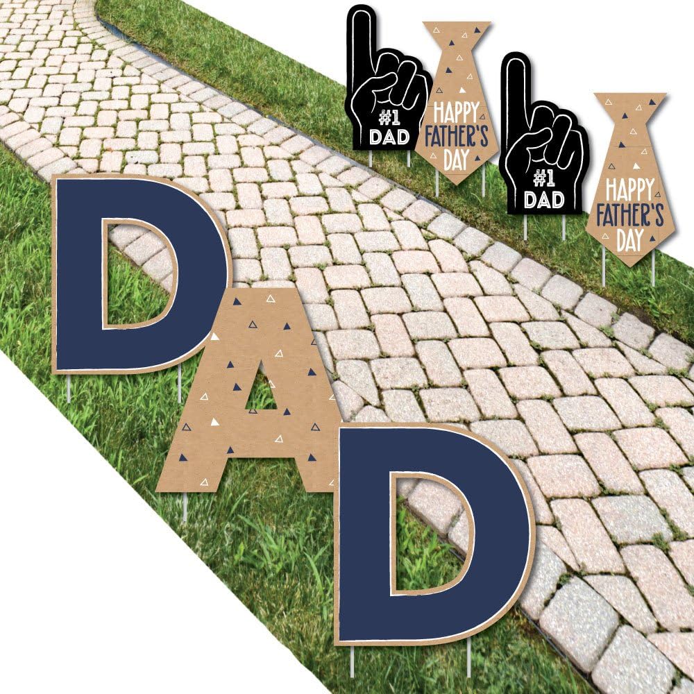 Big Dot of Happiness My Dad is Rad Yard Sign Outdoor