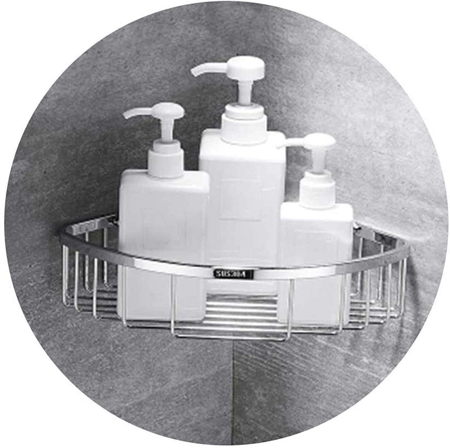 ngddf2haa Bathroom Corner Shelves Shower Caddy Racks Wall Triangular Holder Storage Organizer Soap Dish Kitchen Double Hook-Organizer Storage