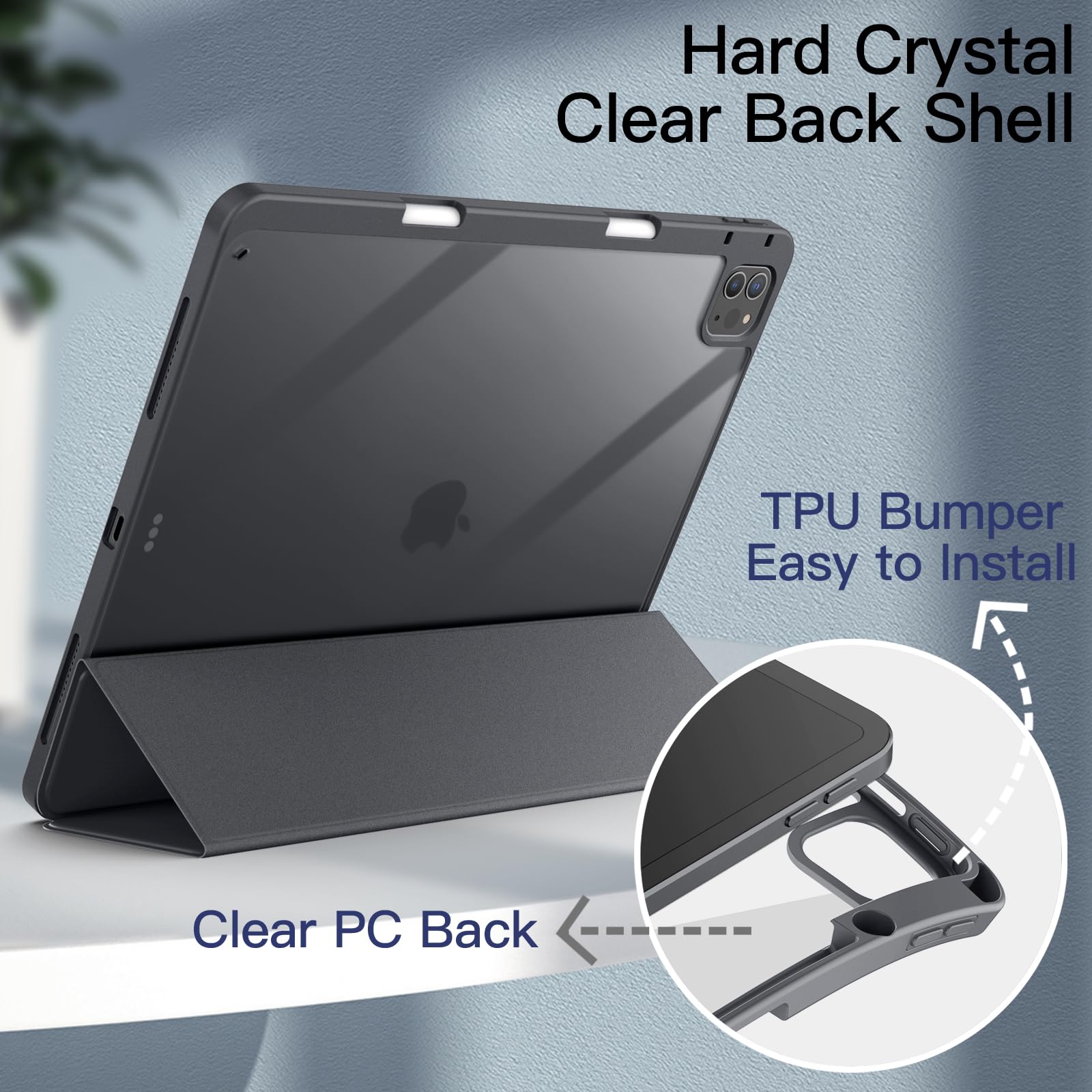 9* JETech iPad Pro 12.9インチ ケース クリア Amazon.co.jp: JETech iPad Pro 12.9 インチ ケース (2022/2021/2020