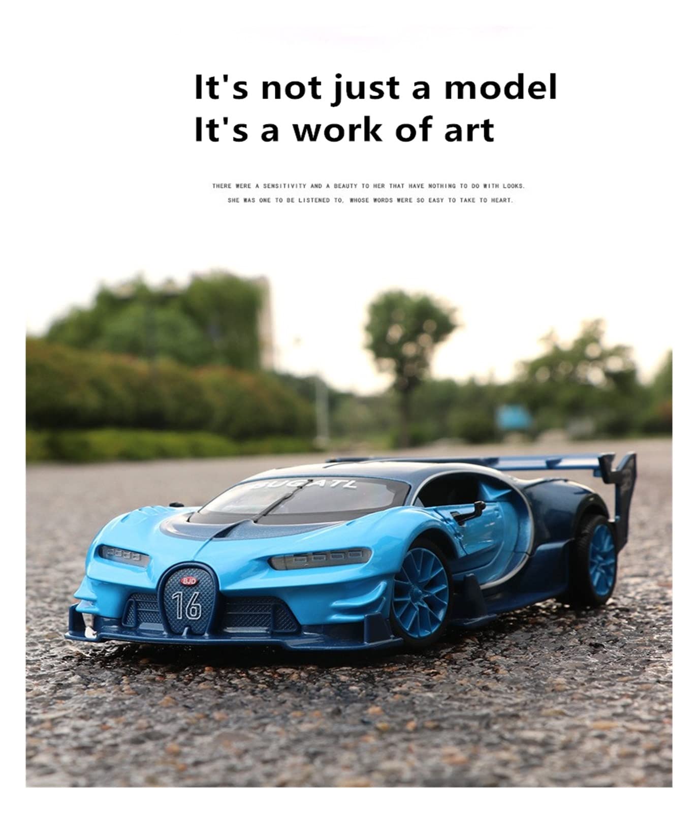 Amazon.co.jp: ミニカー スケールモデルカー 1:24 ブガッティ VISION