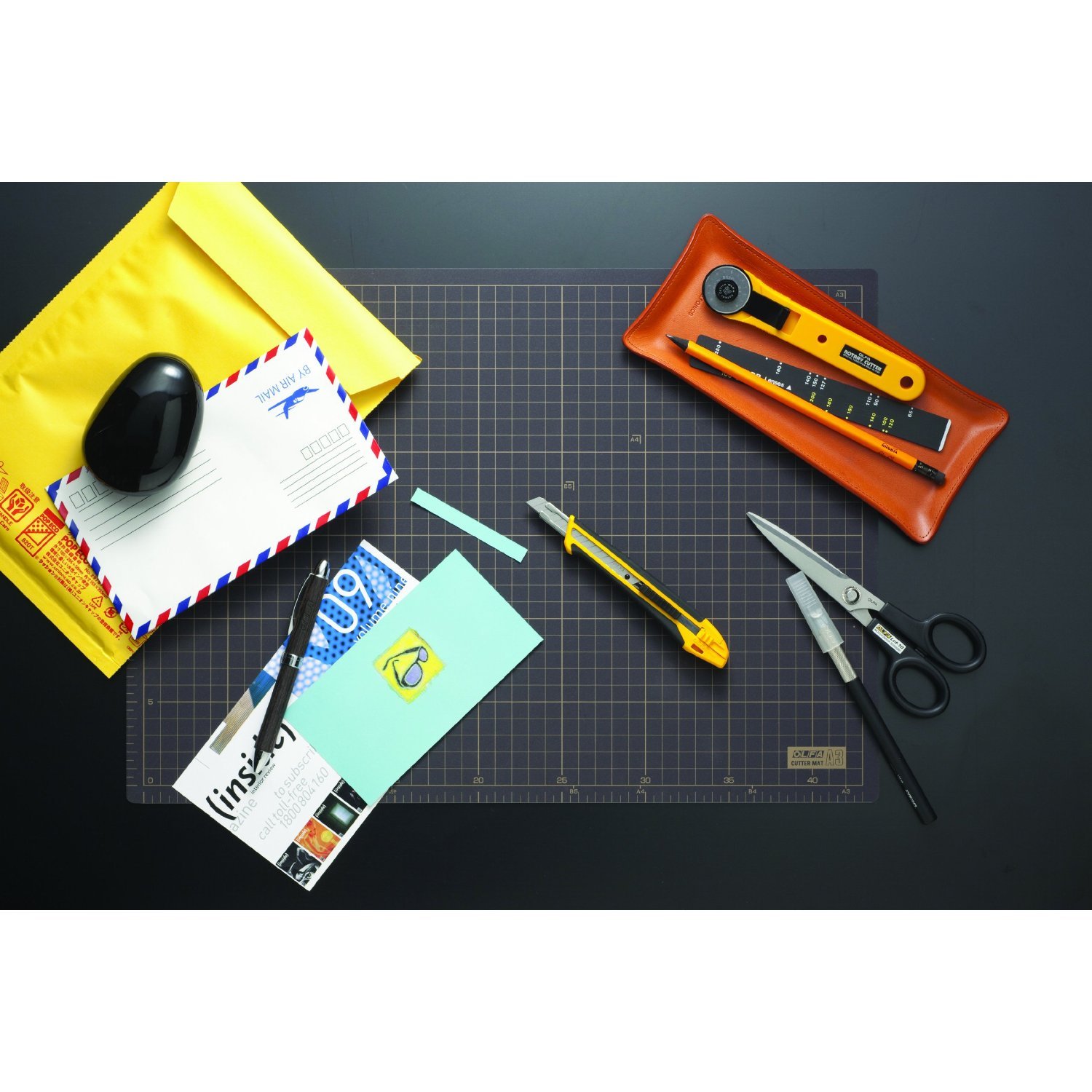 Amazon.co.jp: 【村の鍛冶屋オリジナルセット】OLFA カッターマットA4