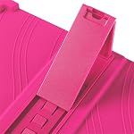 Cas pour 2024 Walmart ONN 10.1 Comprimé de pouce (modèle:100135925), housse de protection antichoc en silicone souple, étui réglable en shell pour enfants ONN 10.1 (Gen4 2024) Comprimé (Rose)