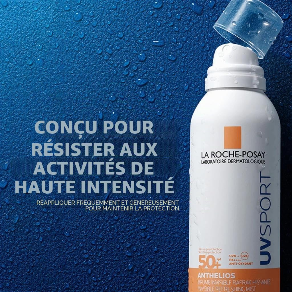 La Roche Posay Anthelios UV Sport Brume SPF50+, tous types de peau, 200 ml