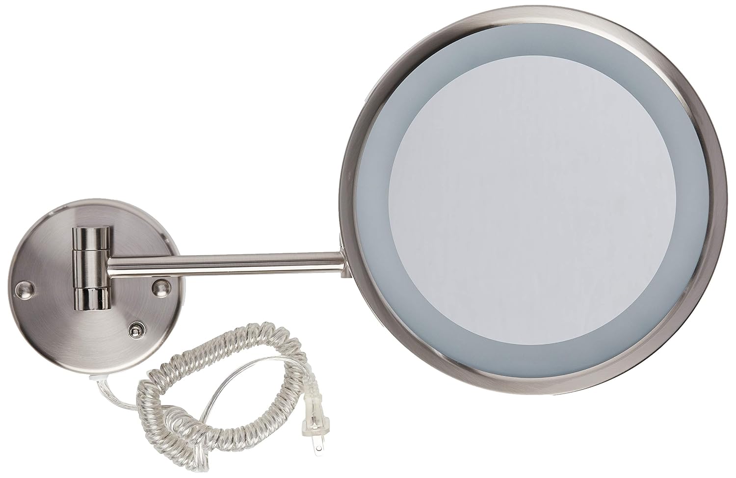 Black Friday - 60% OFF Jerdon HL1016NL 9.5-Inch LED Lighted Wall Mount Makeup Mirror with 5x Magnification, Nickel Finish Black Friday - 50% OFF Jerdon HL1016NL 9.5-Inch LED Lighted Wall Mount Makeup Mirror with 5x Magnification, Nickel Finish