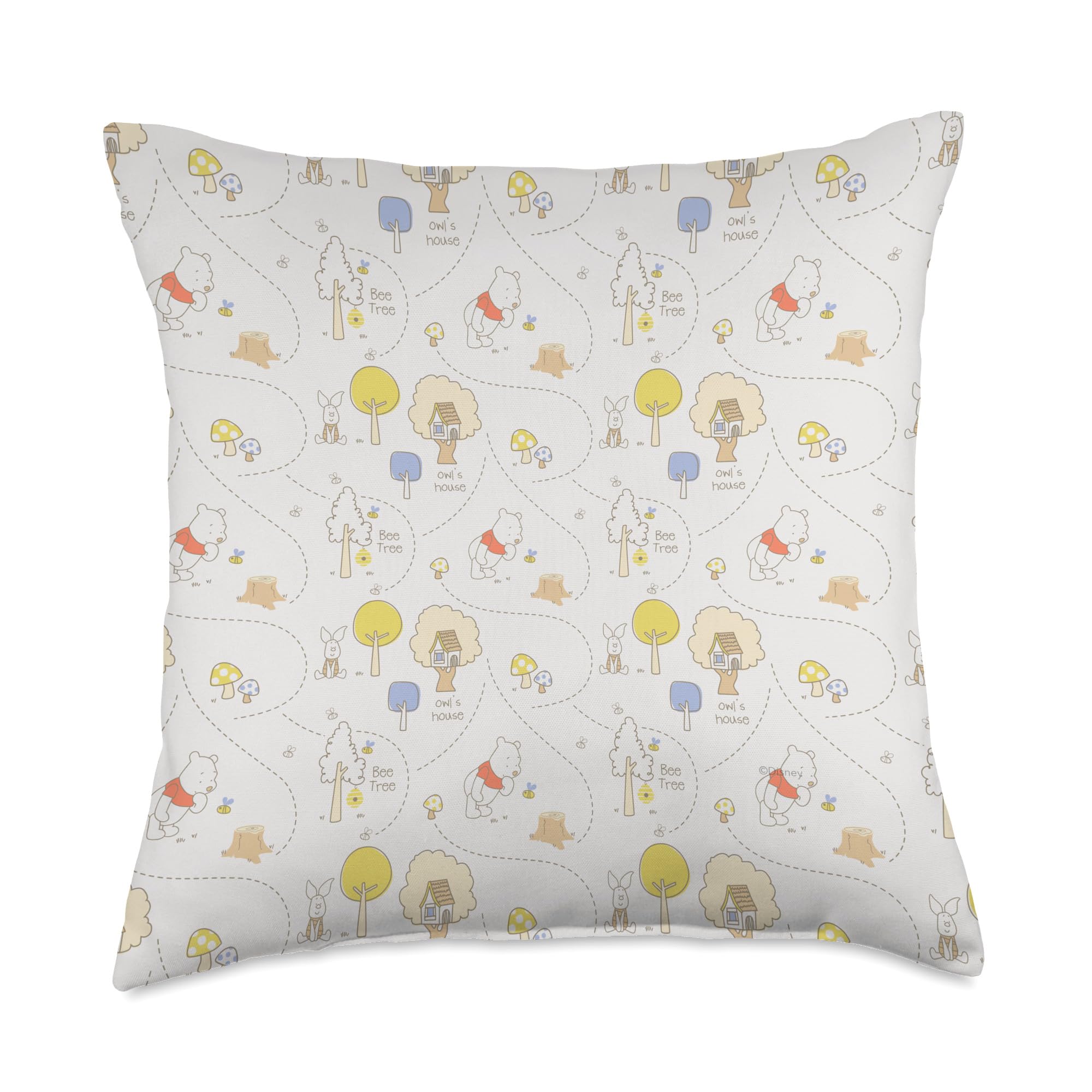 Coussin Winnie l'Ourson motif Disney pour raviver un canapé terne